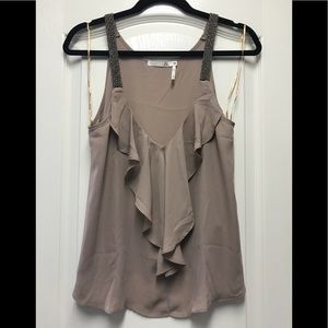 Brown tank/blouse